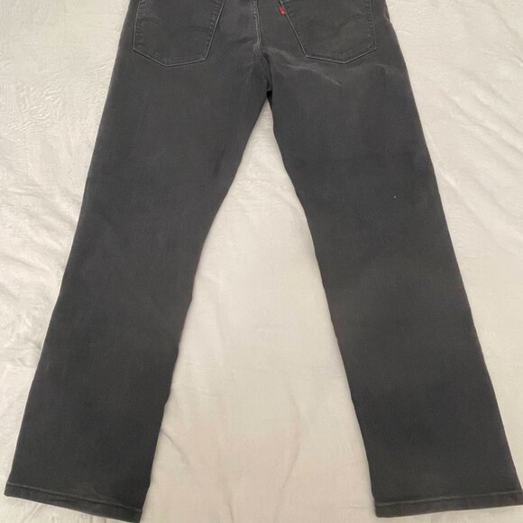 Levi 541 Original Quality Jeans 36x32 Men Black Denim Athletic Tapered Fit - Picture 9 of 11